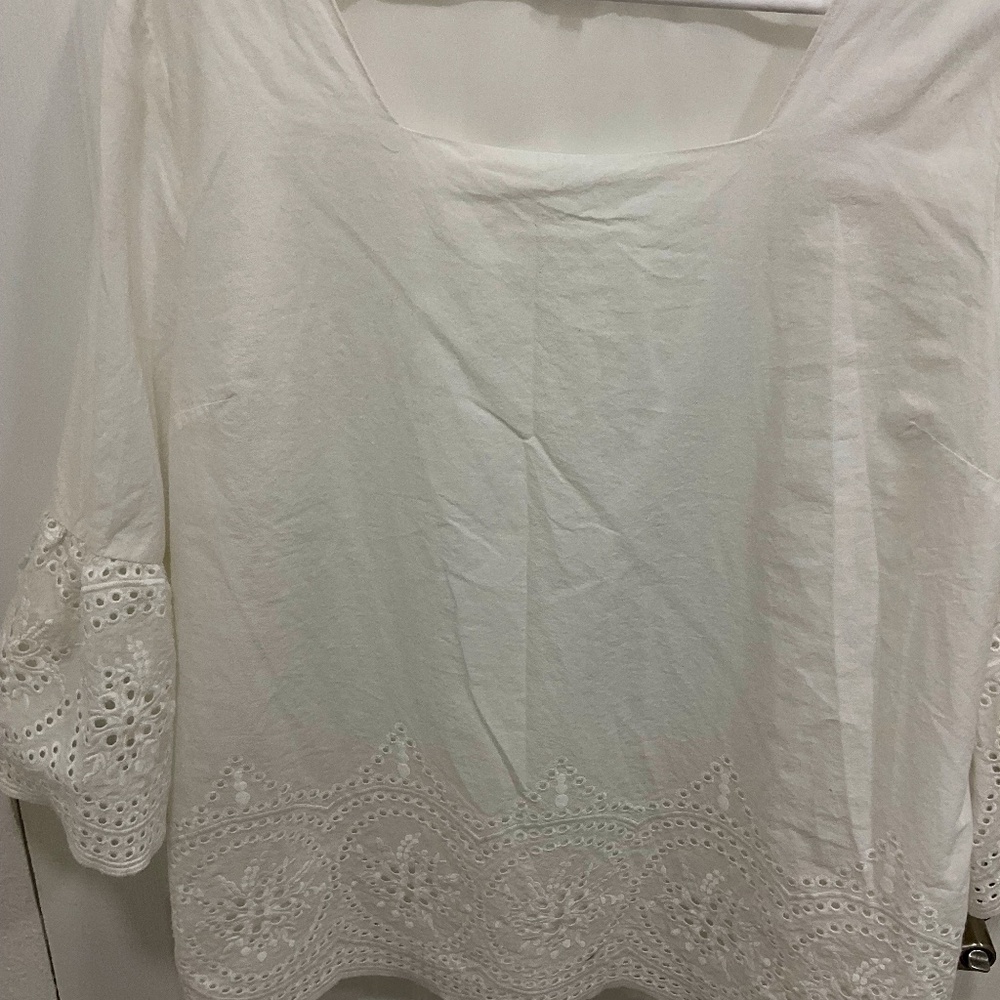 White Blouse Calvin Klein XL